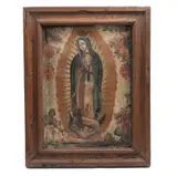 Virgen de Guadalupe, MÉXICO, PRINCIPIOS DEL SIGLO XIX, Óleo sobre tela