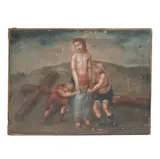 El Expolio de Cristo, MÉXICO, PRINCIPIOS DEL SIGLO XIX, Óleo sobre tela