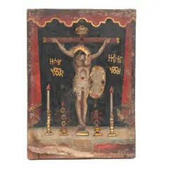 MÉXICO, SIGLO XIX by Señor de Chalma, Óleo sobre tela, sold Mar 2025
