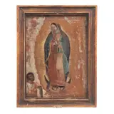 Virgen de Guadalupe, MÉXICO, PRINCIPIOS DEL SIGLO XIX, Óleo sobre tela
