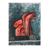 Caballito (Rojo) by Enrique Carbajal Sebastian, Litografía. Firmada. 62 / 100, sold Mar 2025