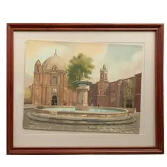 R. Velasco, Plaza de Loreto, Serigrafía sin número de tiraje