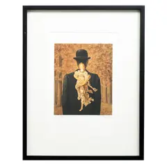 René Magritte, Le Bouquet tout fait (The Ready-Made Bouquet), Litografía 143 / 300, edición póstuma