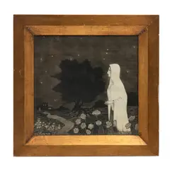 E. A. Cueva, Nocturno, 1925, Tinta sobre papel
