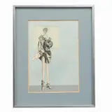 José Zúñiga, Homenaje a Manzí, Mixta sobre papel