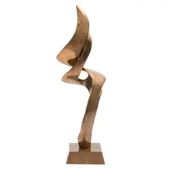 Leonardo Nierman, FLAME OF HOPE, Bronce, patinado dorado Firmada y numerada V/VI