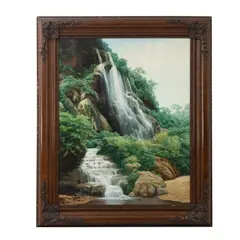 Paisaje con cascada by Jesús Orozco Martínez, Óleo sobre tela, offered Mar 2025