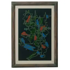 René Portocarrero, Untitled, Serigrafía 58 / 60