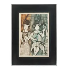 Músicos by Autor No Identificado, 1985, Litografía 15 / 17, sold Mar 2025