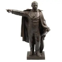 Benito Juárez*, MÉXICO, SIGLO XX, Bronce, patinado en color marrón