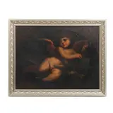 Cupido, PRINCIPIOS DEL SIGLO XIX, Óleo sobre tela, adherido a tablero