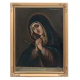 Virgen Dolorosa, MÉXICO, PRINCIPIOS DEL SIGLO XIX, Óleo sobre tela
