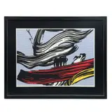 Roy Lichtenstein, Brushtrokes poster, de la serie Brushstrokes prints, 1967, Serigrafía S / N