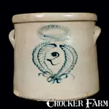 Burger & Lang, BURGER & LANG / ROCHESTER, N.Y. Stoneware Crock