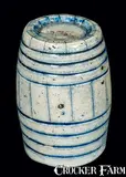 Rare Form, Miniature Stoneware Keg Bank (Rare Form), second quarter 19th century, Stoneware