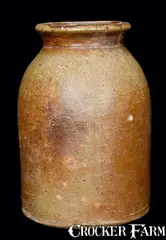 Rare Mark, ROARK (James Roark, Denton County, Texas) Stoneware Jar (Rare Mark), circa 1868-1884, Stoneware