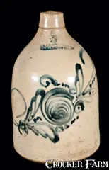 S.L. PEWTRESS / NEW HAVEN (Connecticut) Stoneware Jug by S.L. Pewtress, 1870, Stoneware, sold Mar 2011