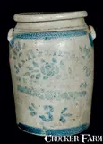 JAS. HAMILTON & CO. / GREENSBORO, PA Stoneware Crock by Jas. Hamilton & Co., circa 1875, Stoneware, sold Mar 2011