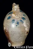 C. Crolius, C. CROLIUS / MANUFACTURER / MANHATTAN-WELLS / NEW-YORK Stoneware Jug