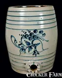 Haxstun Ottman & Co., HAXSTUN OTTMAN & CO. / FORT EDWARD, N.Y. Stoneware Cooler, circa 1870, Stoneware