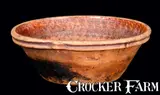 John Bell, JOHN BELL / WAYNESBORO Redware Bowl