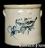 Bullard & Scott, BULLARD & SCOTT / CAMBRIDGEPORT, MASS. Stoneware Crock, circa 1875, Stoneware