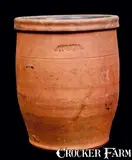 John Bell, JOHN BELL / WAYNESBORO, Pennsylvania Redware Jar