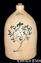 Ballard Vale Stoneware, BALLARD VALE / STONEWARE MF.G.C Vermont Jug, circa 1870, Stoneware