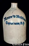 Ottman Bros, OTTMAN BROS. / FORT EDWARD, N.Y. Stoneware Jug, circa 1880, Stoneware