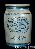 James Hamilton & Co., JAMES HAMILTON & CO. / MANUFACTURERS / GREENSBORO, PA Crock