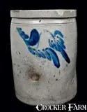 J.M. Hickerson, J.M. HICKERSON / STRASBURG, VA Stoneware Jar, circa 1880, Stoneware