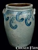 S. Bell & Son, S. BELL & SON / STRASBURG, Virginia, Stoneware Jar, circa 1890, Stoneware