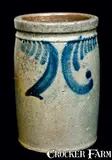 Solomon Bell, SOLOMON BELL / STRASBURG / Va Stoneware Jar, circa 1870, Stoneware