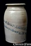 A.P. Donaghho, A.P. DONAGHHO / Parkersburg, W. Va Canning Jar, circa 1880, Stoneware