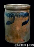 L.D. Funkhouser & Co, L.D. FUNKHOUSER & CO. / STRASBURG, VA Stoneware Jar, circa 1880, Stoneware