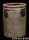 S. Bell & Son, S. BELL & SON / STRASBURG Manganese-Decorated Stoneware Jar, circa 1890, Stoneware