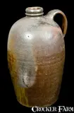 Solomon Bell, SOLOMON BELL / STRASBURG, Va Jug, circa 1870, Stoneware