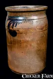 Solomon Bell, SOLOMON BELL / STRASBURG / Va Stoneware Jar, circa 1870, Stoneware