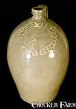 Winthrop Chandler, CHANDLER / MAKER, Edgefield, SC Stoneware Pottery Jug, circa 1850, Stoneware