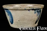 Solomon Bell, SOLOMON BELL / STRASBURG, Va Stoneware Bowl, circa 1870, Stoneware