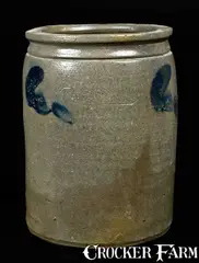 J.H. Sonner, "J.H. SONNER / STRASBURG, VA Stoneware Jar, circa 1890, Stoneware