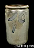 S. Bell & Son, S. BELL & SON / STRASBURG Stoneware Crock, Two-Gallon, circa 1890, Stoneware