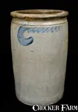 S. Bell & Son, S. BELL & SON / STRASBURG Stoneware Crock, Two-Gallon, circa 1890, Stoneware