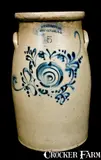 Haxstun & Co., HAXSTUN & CO. / FORT EDWARD, N.Y. Stoneware Churn