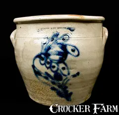N. White & Co., N. WHITE & CO. / BINGHAMTON Stoneware Jar, circa 1866-1868, Stoneware