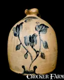 Os Giford, OS GIFORD / WATERTOWN, NY Stoneware Syrup Jug, Dated 1854, 1854, Stoneware