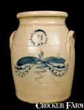N Clark Jr, N. CLARK JR / ATHENS NY Stoneware Crock