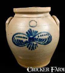 Jacob Caire, JACOB CAIRE / POKEEPSIE, N Y Stoneware Jar, circa 1840, Stoneware