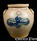 Jacob Caire, JACOB CAIRE / POKEEPSIE, N Y Stoneware Jar, circa 1840, Stoneware