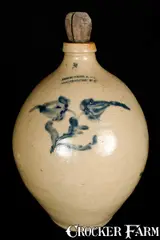 Jacob Caire & Co., JACOB CAIRE & CO. / POUGHKEEPSIE, NY Stoneware Jug, circa 1840, Stoneware